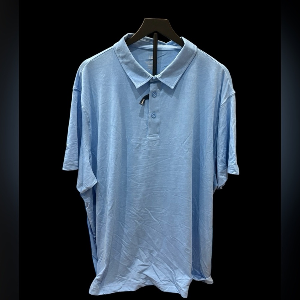 George Sky Blue Polo Shirt Size 3XL NWT